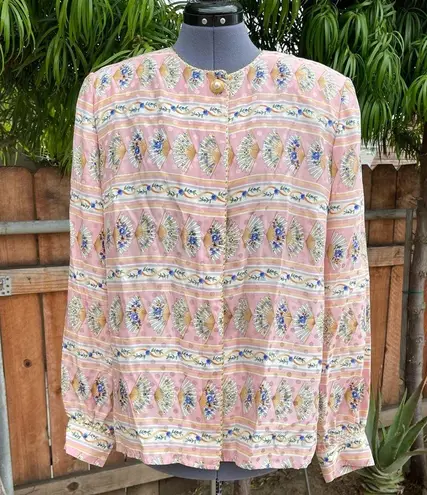 Maggy London Vintage Silk Jacket size 14