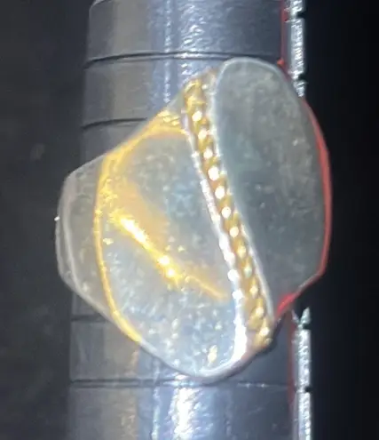 VINTAGE MEXICO BIG BOLD STERLING SILVER 925 RING SZ 7.25 SOUTHWEST RETRO