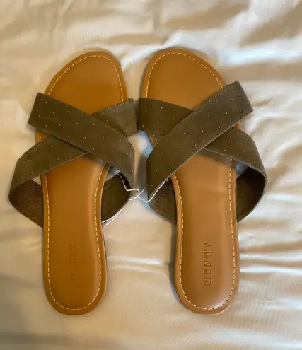 Old Navy Olive Green Sandals