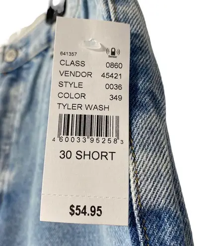 PacSun  Women’s Jeans Light Wash High Waisted Straight Leg Size 30 Short Raw Hem