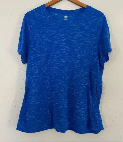 Athletic Works 🦋  Blue Short Sleeve T-Shirt Workout Running Athleisure XL