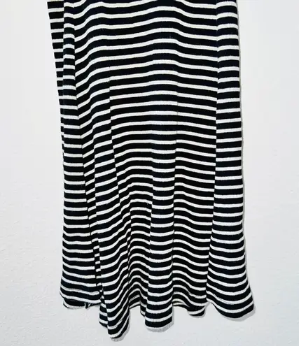 Brandy Melville Black White Abigail Striped Tank Dress