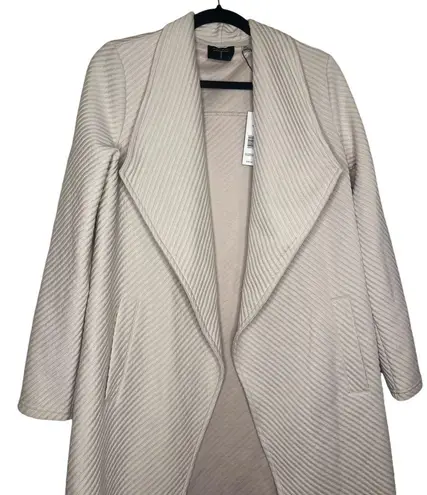 T Tahari NWT Ottoman Waterfall Knit Topper size M