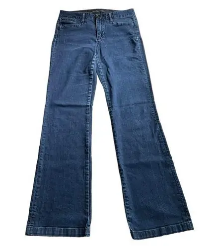 Banana Republic  Denim Trouser Jeans Pant Blue Size 26W 32L Casual Bootcut