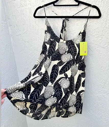 Totem cami top black beige size 3