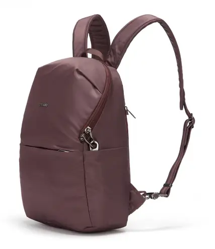 Pacsafe Cruise Anti Theft Backpack Bag Plum Purple Convertible Strap RFID Safe