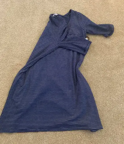 BB Dakota Striped Navy Dress Nordstrom Rack