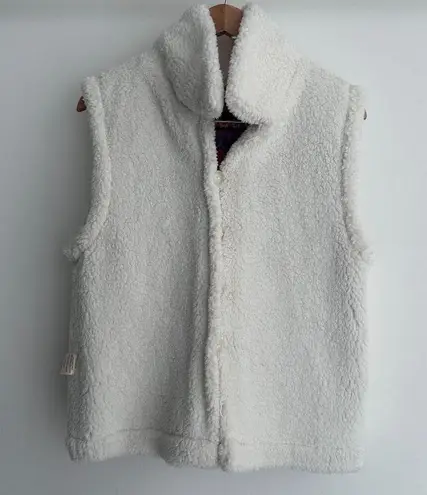 Johnny Was Vest Women Small Yuya Sherpa Alpaca Blend Aztec Boho Print Jacket NWT