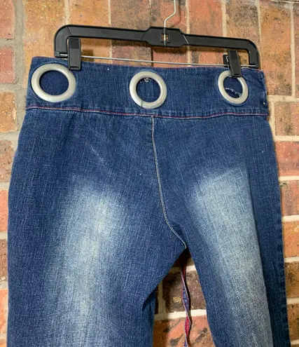 Vintage Y2K Rave Jeans Blue Size 6