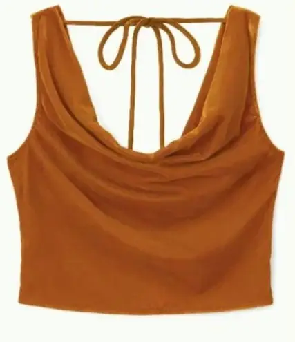 Staud Velvet Vivianne Top NWT Sz. XL Gold