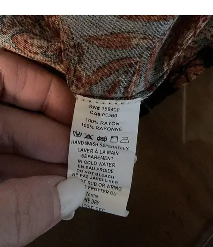 Elan Floral Women’s New Oversized Top S. LTOP587