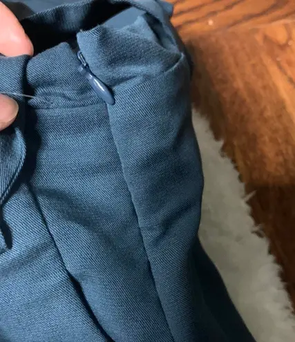 1. State  Blue High Waisted Cropped Trouser Pants 0 - Image 4