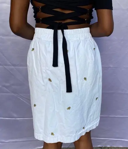 Kate Hill Gorgeous white bumblebee skort 14 M
