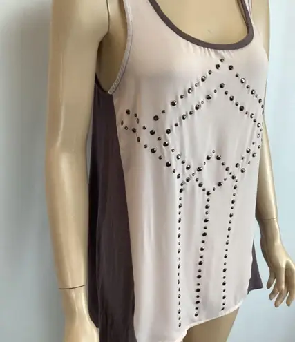 Studio Y Sleeveless embellished top size medium