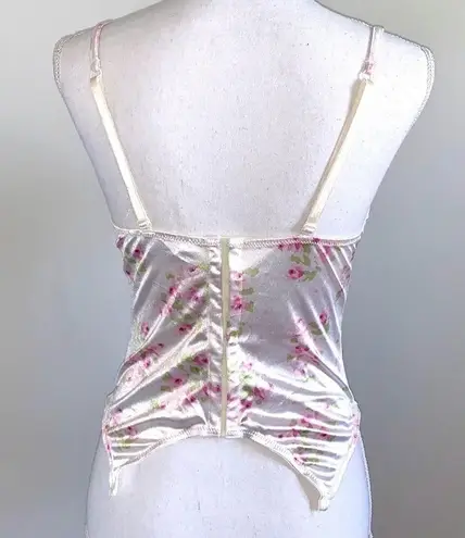 Delicates Floral Satin Fairy Bustier Corset