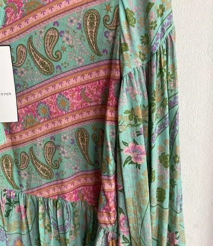 Spell & The Gypsy Collective City Lights Blouse Sage Blush