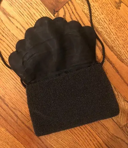 Black Sequin Evening Bag