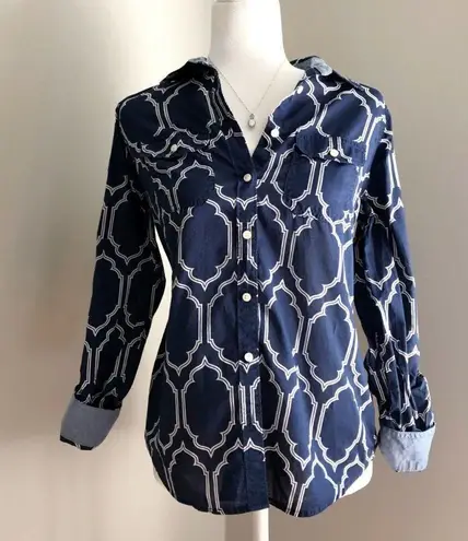 st. john's bay 5/$25  Patterned Blouse