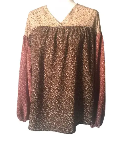 Hailey & Co. Balloon Sleeves Top