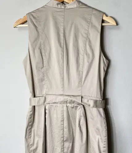 Banana Republic  Women's Size 4 Sleeveless Safari Utility Snap Belted Mini Dress