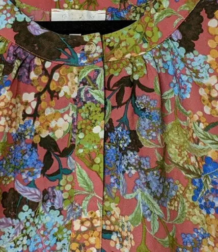 Glam Floral Print Top - Size M - EUC
