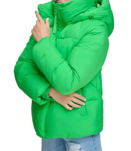 Levi's NWT  Hooded Puffer Jacket In Bright Green