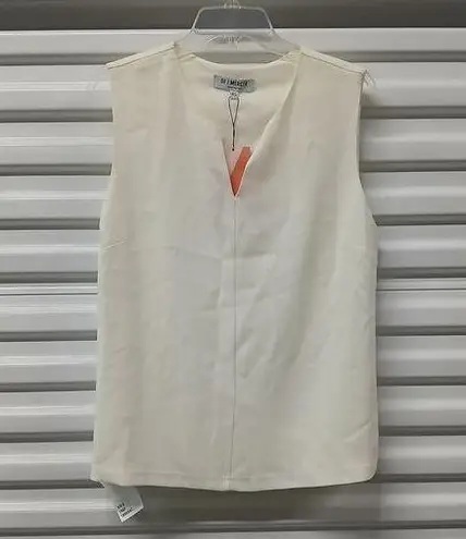 Of / Mercer Womens Blouse XL Beige Sleeveless V