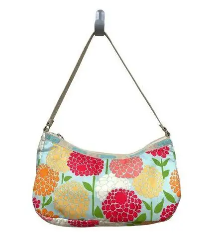 LeSportsac Mini Tote Shoulder Bag in Bright Peony Print
