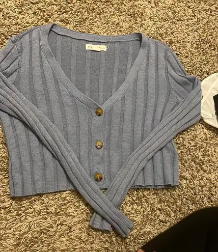 Aeropostale Blue Cardigan