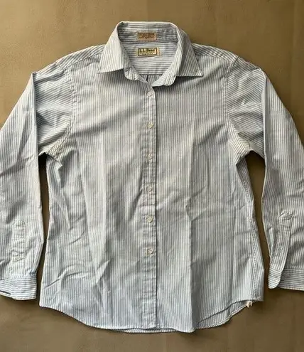 L.L.Bean VTG  Single Needle Tailored Women’s Button Down Shirt: 14