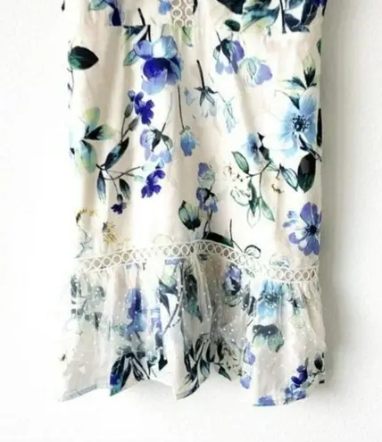 Foxiedox NWT Foxie Dox Ressie floral mini dress ruffle strappy pattern