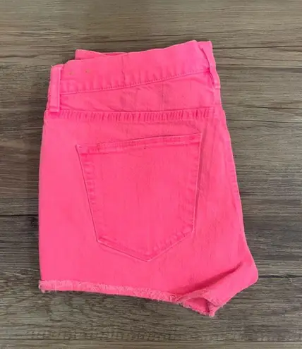 Madewell Hot Pink Denim Shorts Size 24