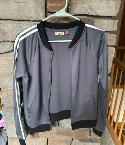 SO Athletic Fitted Zip Up Jacket