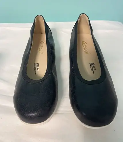 Soft Style Heidi Solid Black Metallic Dress Shoes Adult Women's Size 9