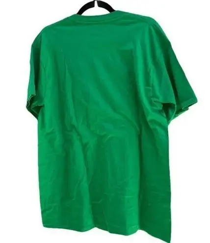 Happy St Patrick's Day Unisex Size L Green Crew Neck Short Sleeve T