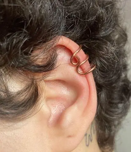 2/$25 Handcrafted Copper Wire Ear Cuff
