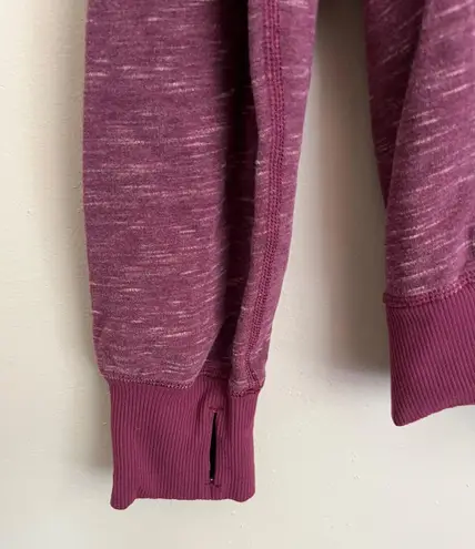 Lululemon Roam & Om Side Zip Maroon Hoodie