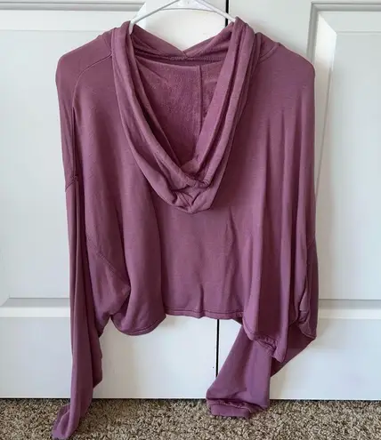 Garage - Mauve Cropped Hoodie - M