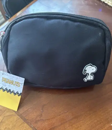 Snoopy Crossbody Fanny Pack Peanuts Snoopy Bag Black