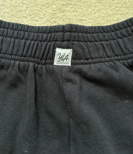 YoungLA Wide Leg Sweatpants Black Size XS