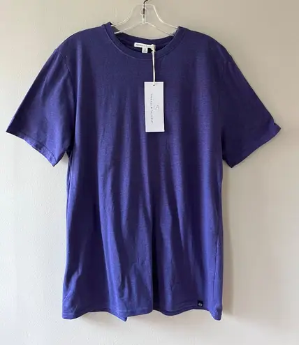 Threads 4 Thought Sz M Triblend Purple Tee Pullover Short Sleeve Stretch