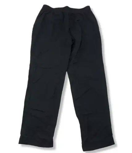 Kenar Pants Size 2 100% Rayon Women's Pull On Pants Tapered Leg Casual Black EUC Crop