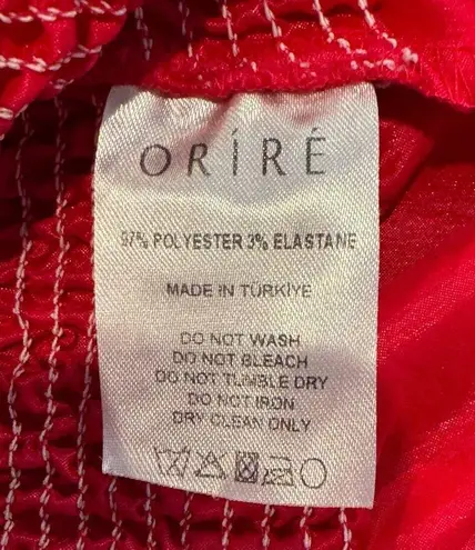 ORIRE Nama Smocked Ruffle Strapless Maxi Dress Size US/2 Pink