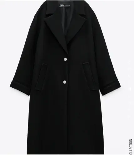 ZARA Wool Buttons Coat