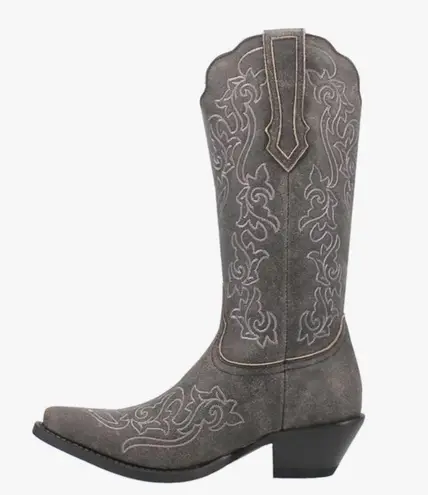 Dingo Flirty N' Fun Embroidered Cowboy Boots Mid Calf Mid Heel
