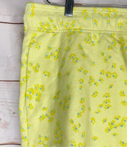 Abound  • Shorts • Loungewear • Yellow • Floral • Pockets • 100% Organic Cotton