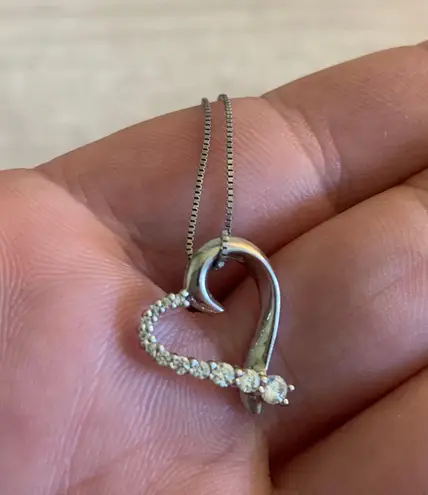 infinity Kay  Diamond Necklace Heart Shap