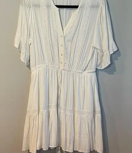 Magnolia Boutique White Babydoll Mini