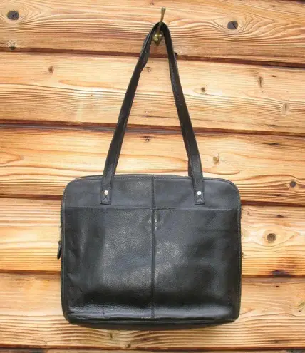 Frye Vintage  Large Leather Carryall Travel Computer Work Bag