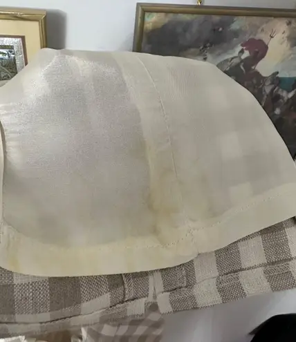 Karen warren gingham mini dress corset back